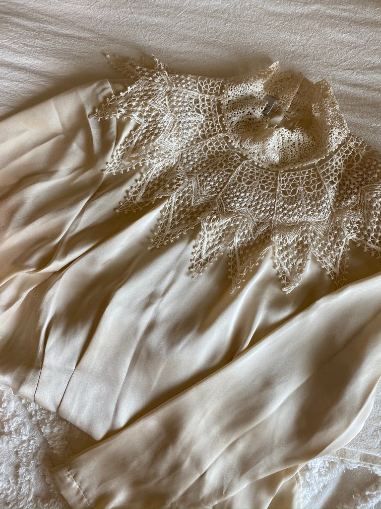 Satin Victorian Blouse