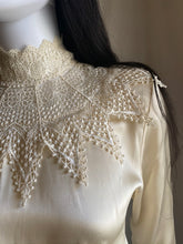 Load image into Gallery viewer, Satin Victorian Blouse
